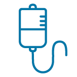 Icon of an intravenous (IV) infusion